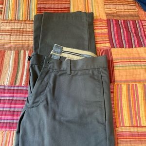 Grey Gap Khakis straight fit